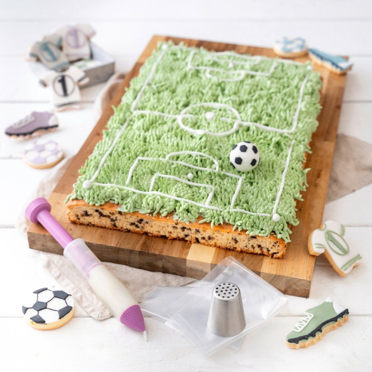 Set de décoration de terrain de foot 6 pièces Zenker Spécial Football
