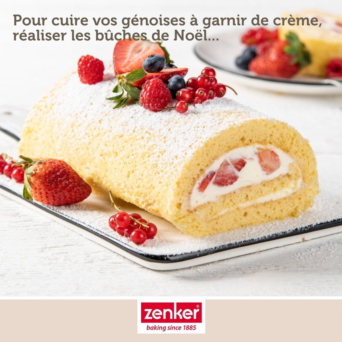 Moule à génoise et biscuit roulé en silicone Zenker Sweet Sensation