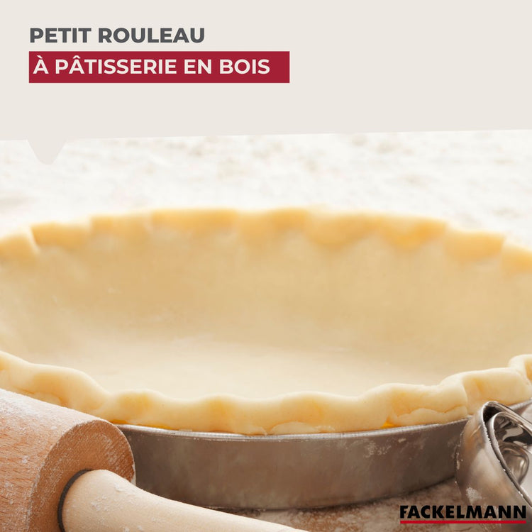 Petit rouleau à pâtisserie en bois Fackelmann Wood Edition
