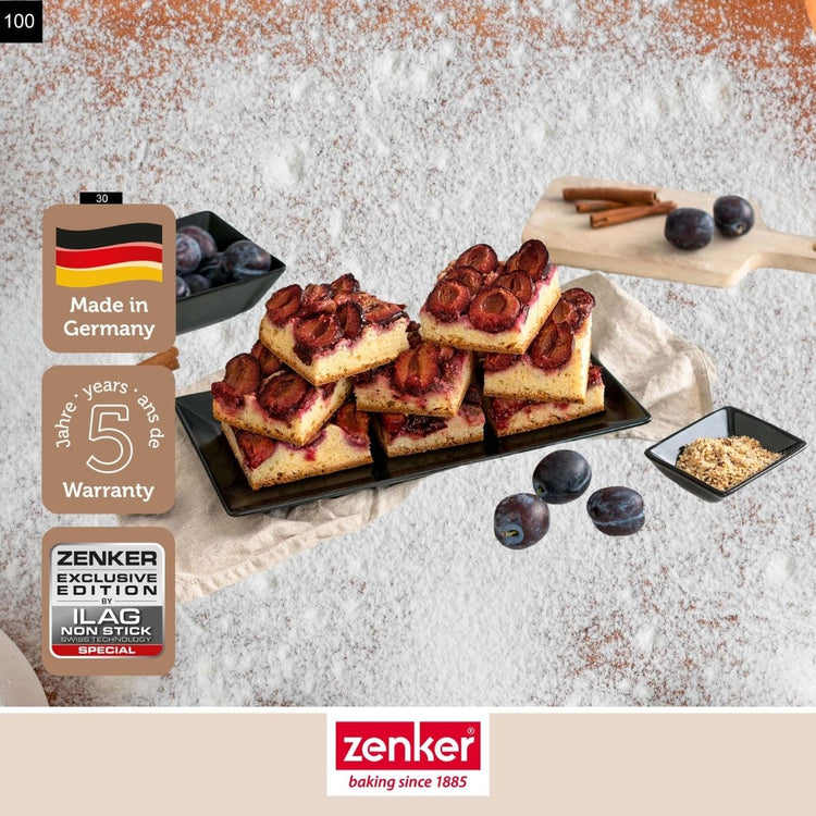 Plaque de four rectangulaire 42 x 29 cm Zenker Black Metallic