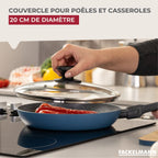 Couvercle de cuisson en verre 20 cm Fackelmann