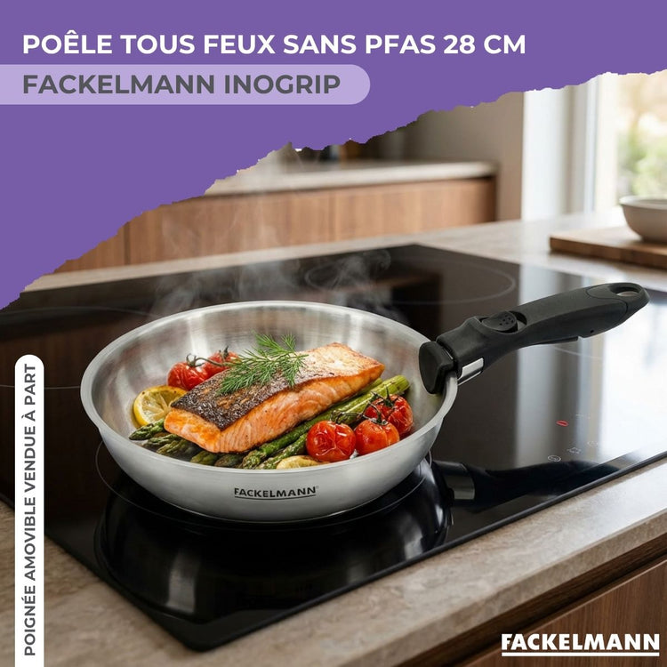 Manche amovible pour poêles Fackelmann InoGrip