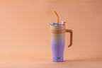 Gobelet isotherme 1200 ml lilas et pêche Tasty