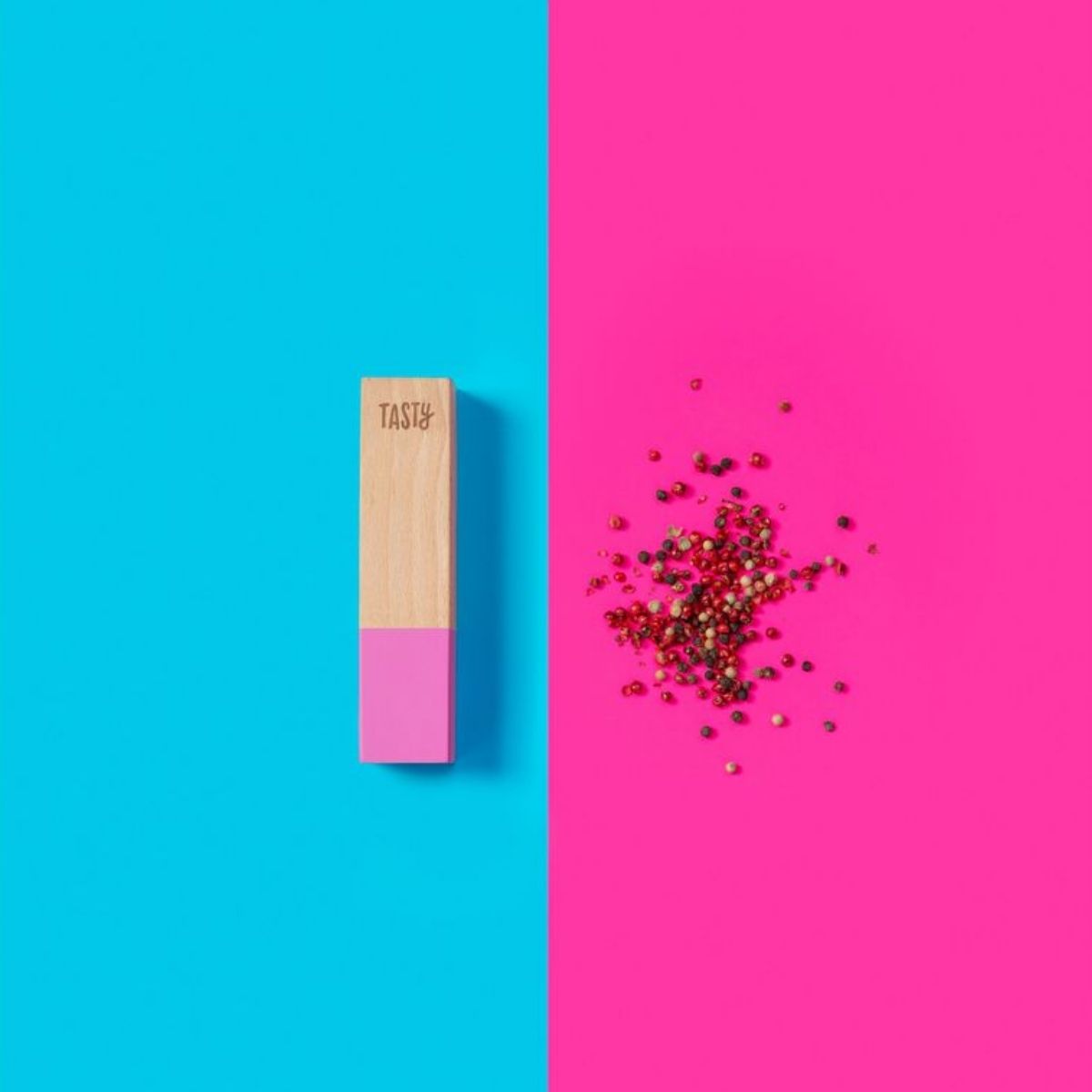 Poivrière design en bois Tasty Green