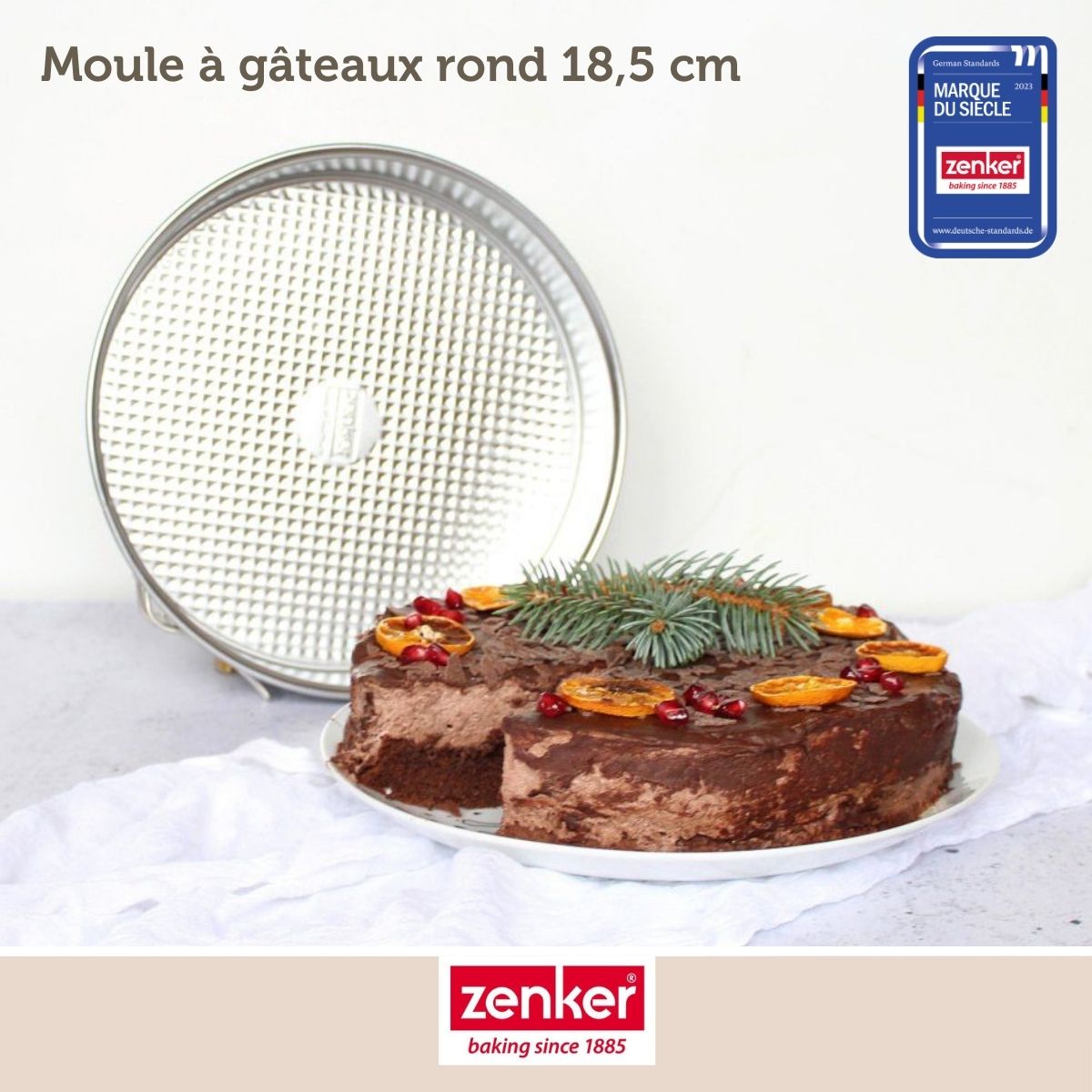 Moule à manqué à charnière 18,5 cm Zenker Silver