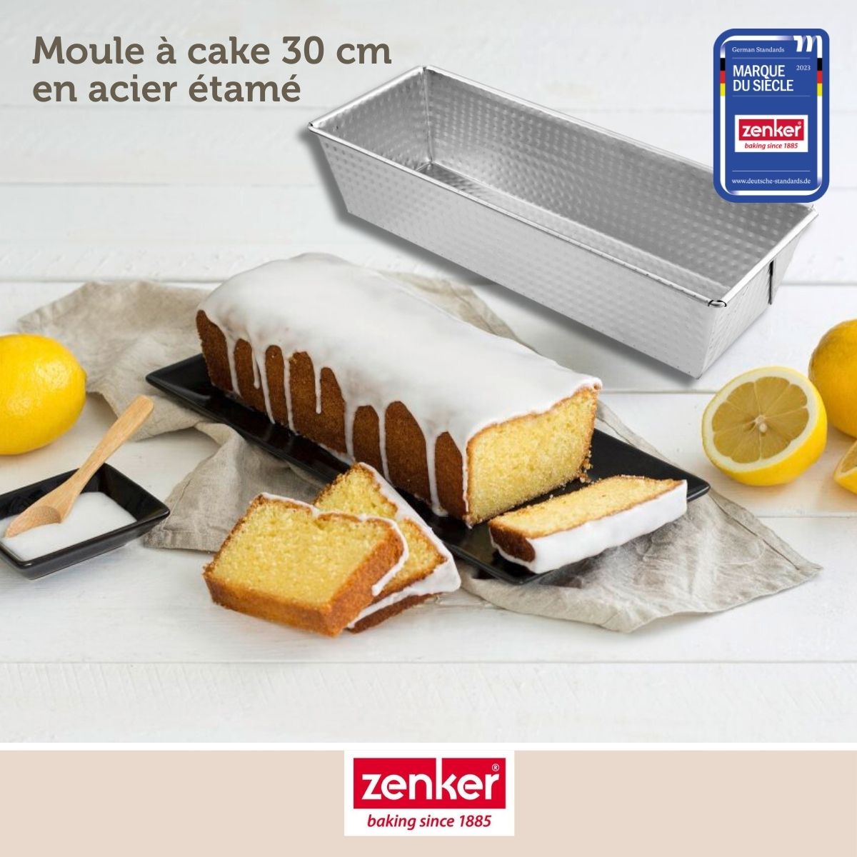 Moule à cake 30 cm Zenker Silver