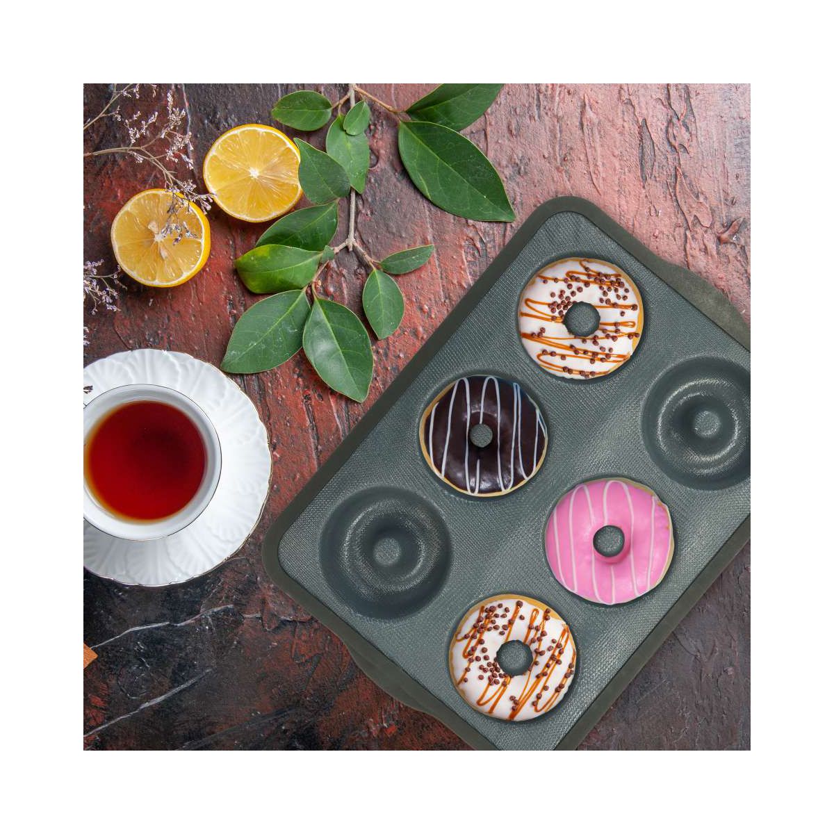 Moule 6 donuts Zenker Silicone fibre de verre