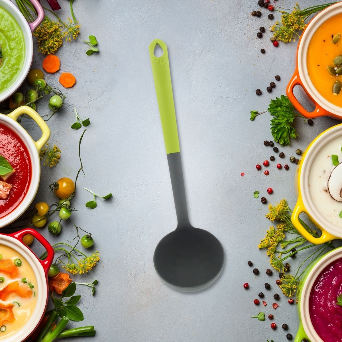 Louche de cuisine en bioplastique Fackelmann Gamme Zéro