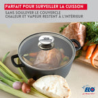 Couvercle de cuisson avec poignée en inox 16 cm Galant Elo