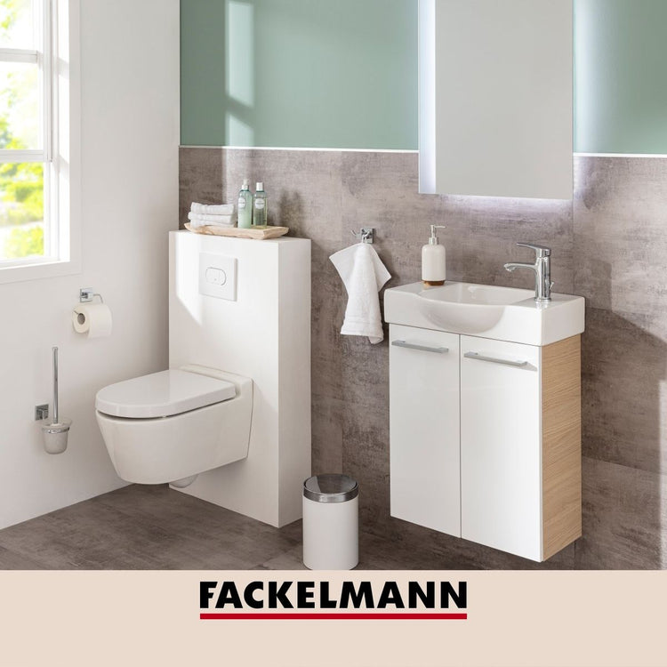 Brosse de toilette murale gris Fackelmann Mare