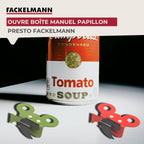 Ensemble de 2 Ouvre-boîtes manuel papillon Fackelmann