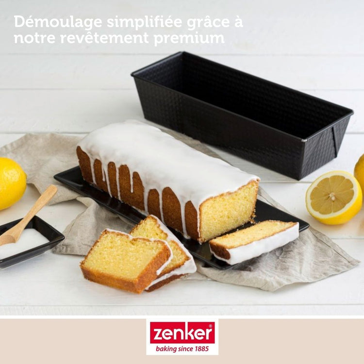 Set de 4 ustensiles de pâtisserie moule à gâteaux bols et spatule Black mettallic Black mettallic Zenker  Black mettallic