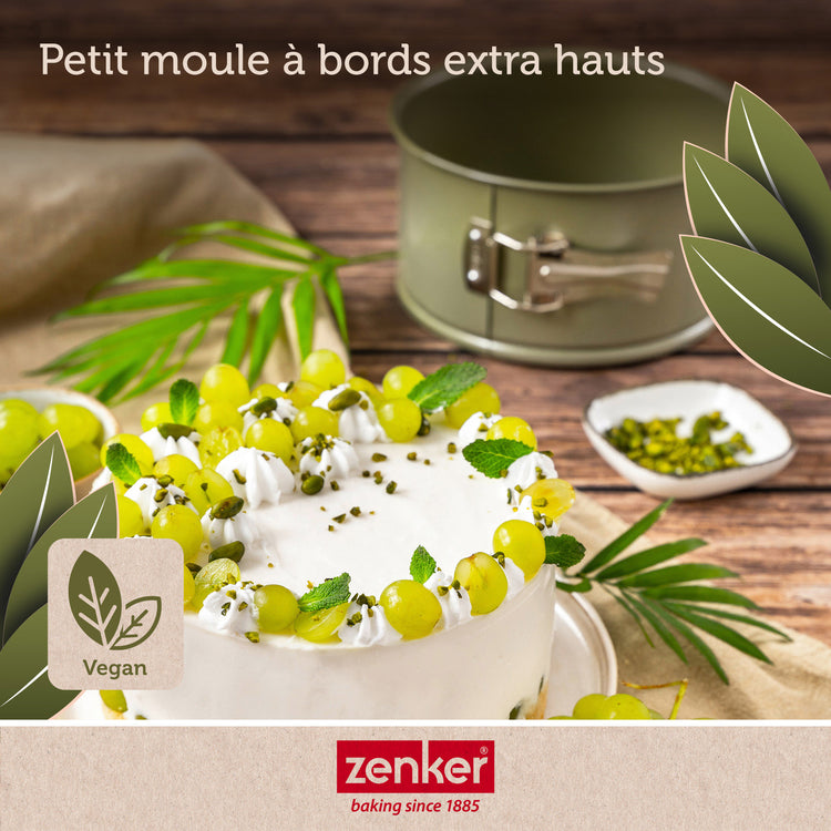 Set de 4 ustensiles de pâtisserie moule à gâteaux 2 bols et spatule Zenker Green Vision