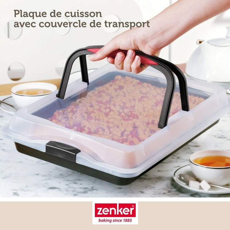 Set de 4 ustensiles de pâtisserie moule à gâteaux 2 bols et spatule pâtisserie Zenker Bake and Go