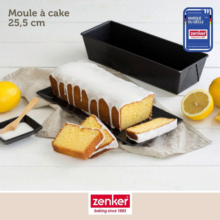 Set de 5 ustensiles de pâtisserie moule à gâteaux bols à mixer spatule en silicone et verre mesureur Black metallic Black mettallic Zenker  Black mettallic