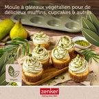 Set de 5 ustensiles de pâtisserie moule à gâteaux bol spatule pâtisserie et verre doseur Zenker Green Vision