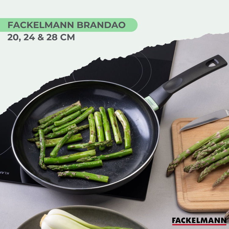 Set de 3 poêles antiadhésives céramique 20, 24 et 28 cm Fackelmann Brandao