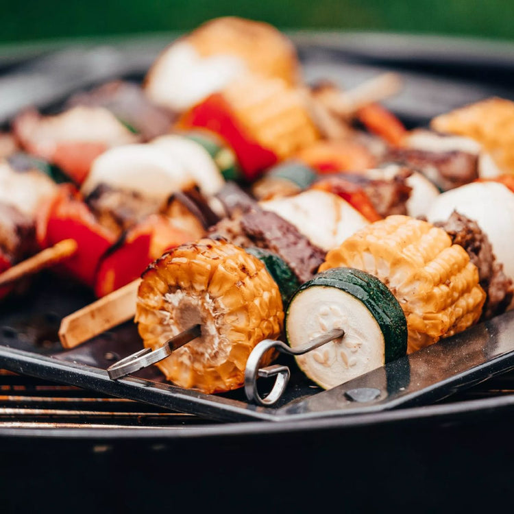 Lot de 16 brochettes en inox 21 cm Fackelmann BBQ Edition