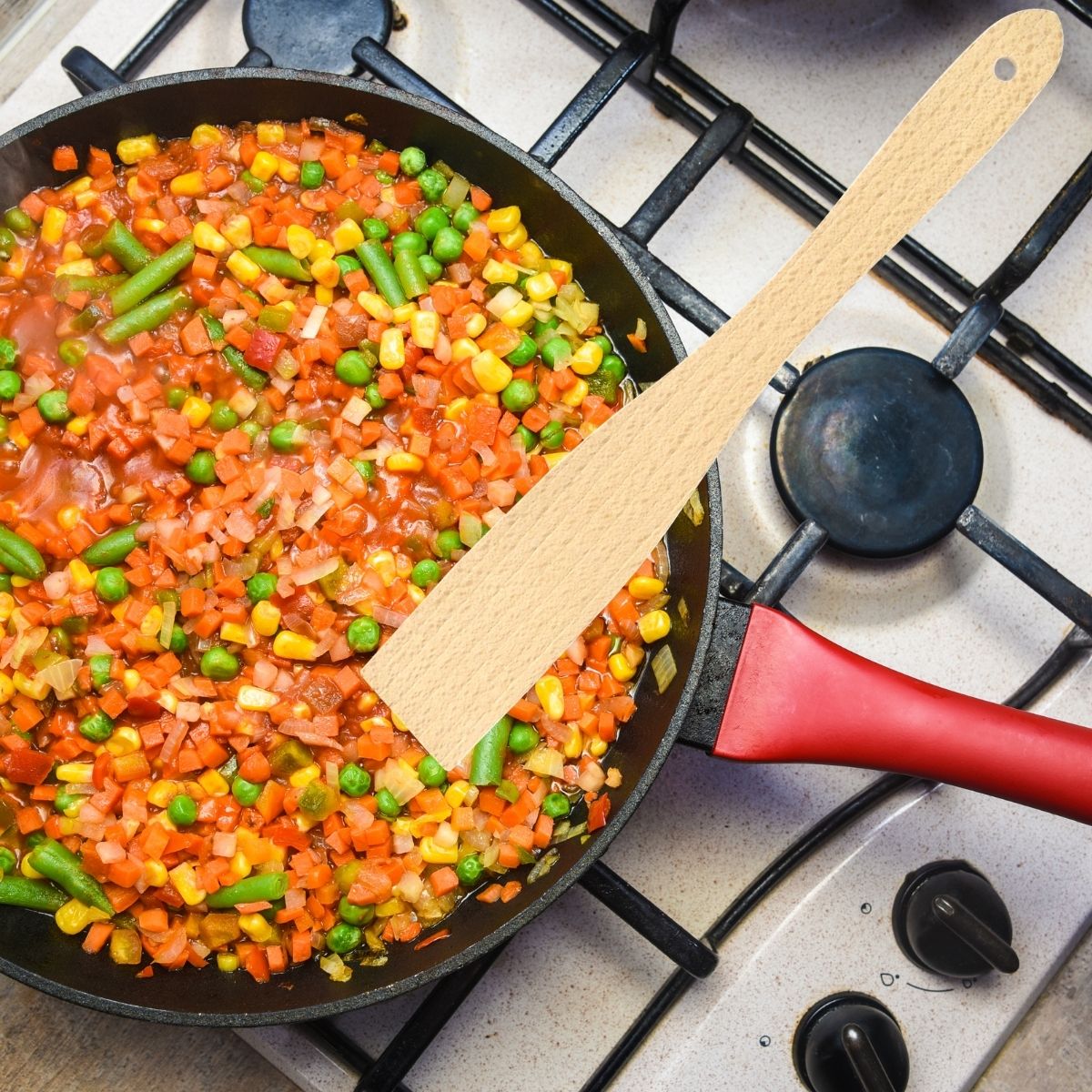 Spatule de cuisine en bois 30 cm Fackelmann Wood Edition