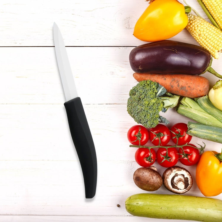 Lot de 2 couteaux de cuisine avec lame en céramique de 7,5 cm Nirosta Céramique