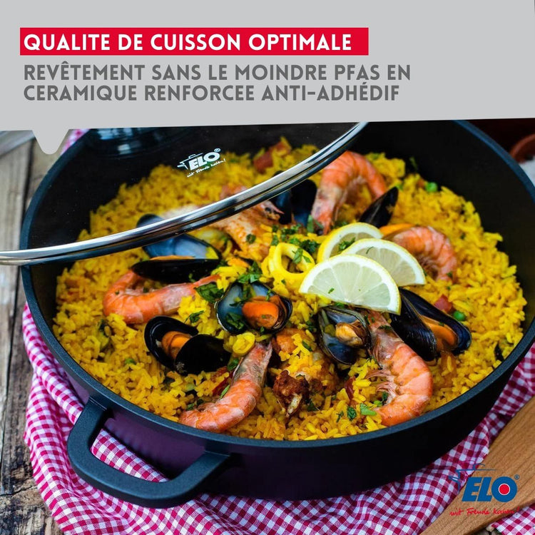 Faitout 20 cm sans PFAS Elo Alucast