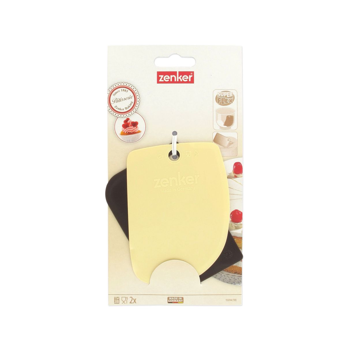 Ensemble de 2 cornes de pâtisserie professionnelles Zenker