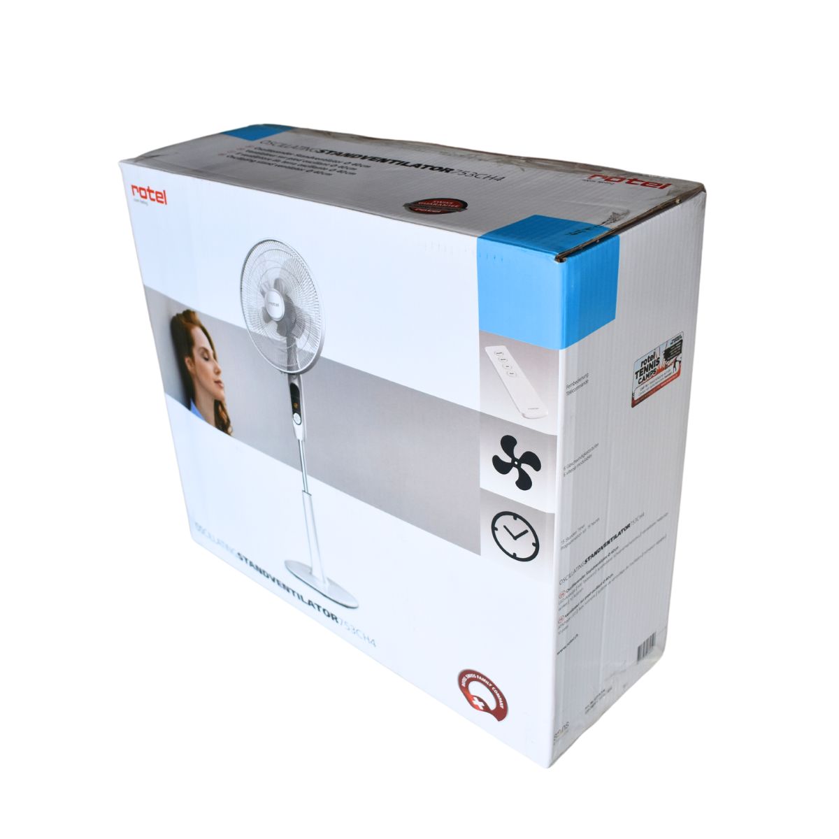 Ventilateur sur pied silencieux Rotel