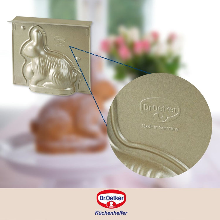 Moule à gâteaux 3D en forme de lapin de Pâques 600 ml Dr.Oetker