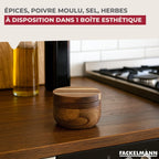 Boîte à épices en bois Fackelmann Acacia