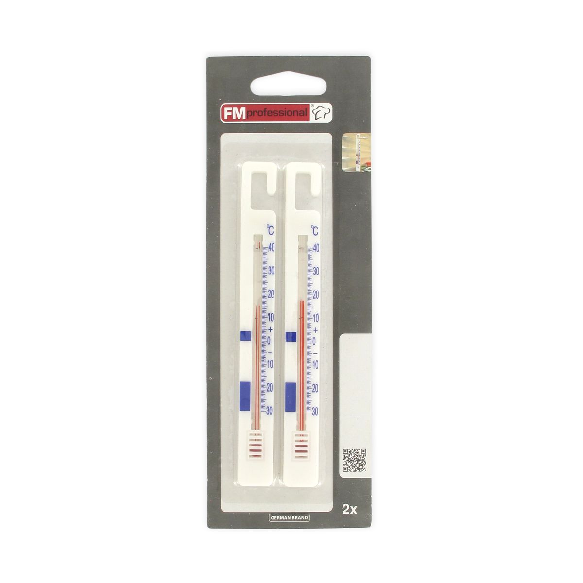 Lot de 2 thermomètres réfrigérateur FM Professional