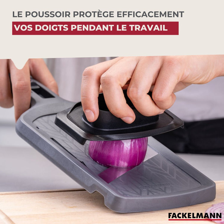 Mandoline réglable 4 hauteurs Fackelmann