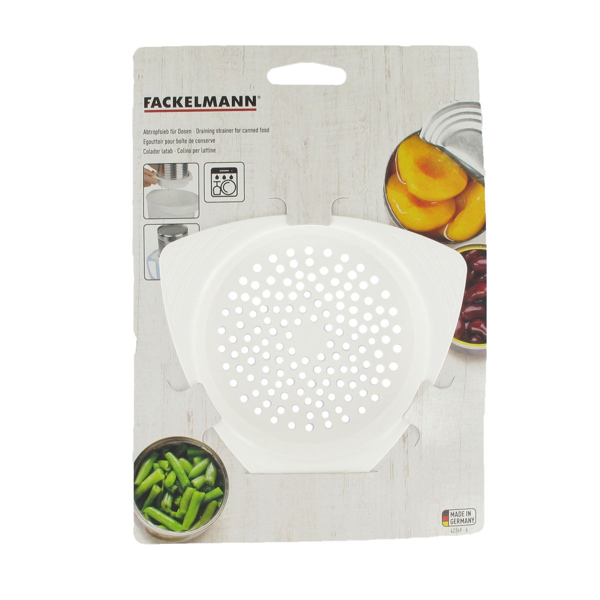 Egouttoir pour boîtes de conserves Fackelmann Basic