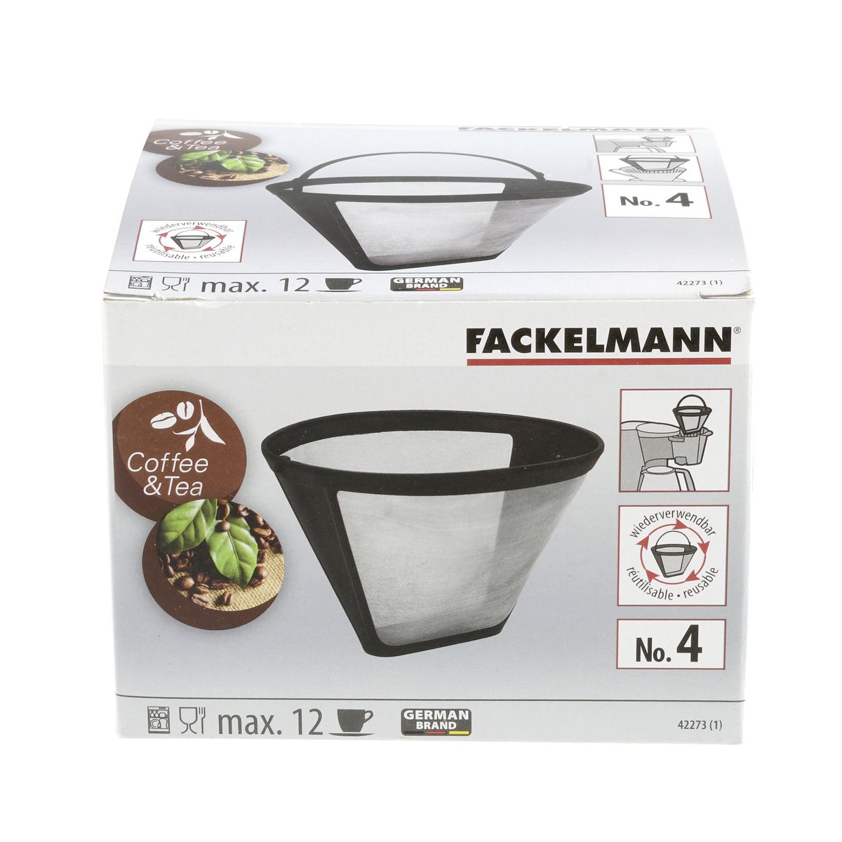 Filtre à café réutilisable GR4 Fackelmann