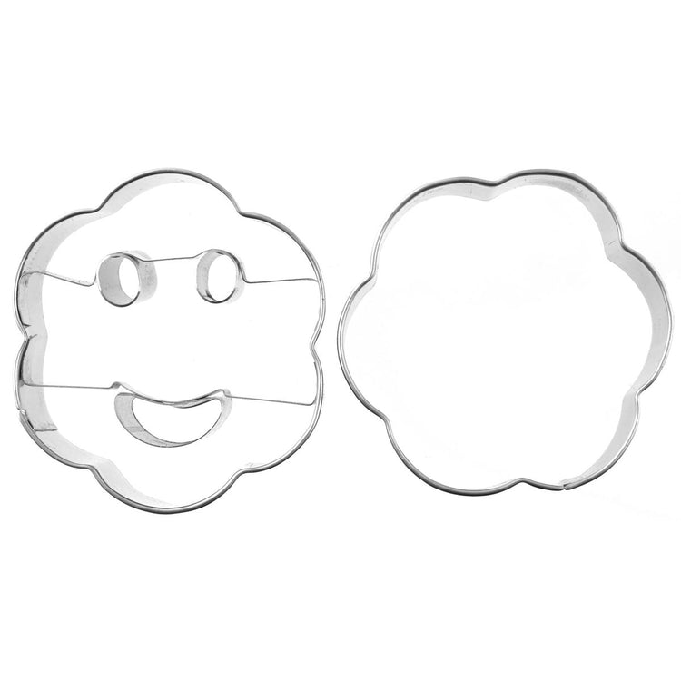 Lot de 2 emporte-pièces smiley Zenker