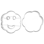 Lot de 2 emporte-pièces smiley Zenker