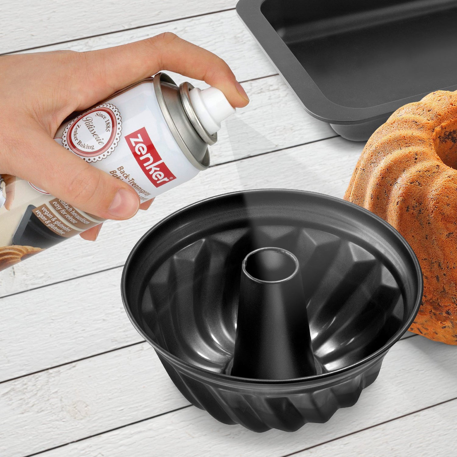 Spray de démoulage pour moule à gâteau 200 ml Zenker