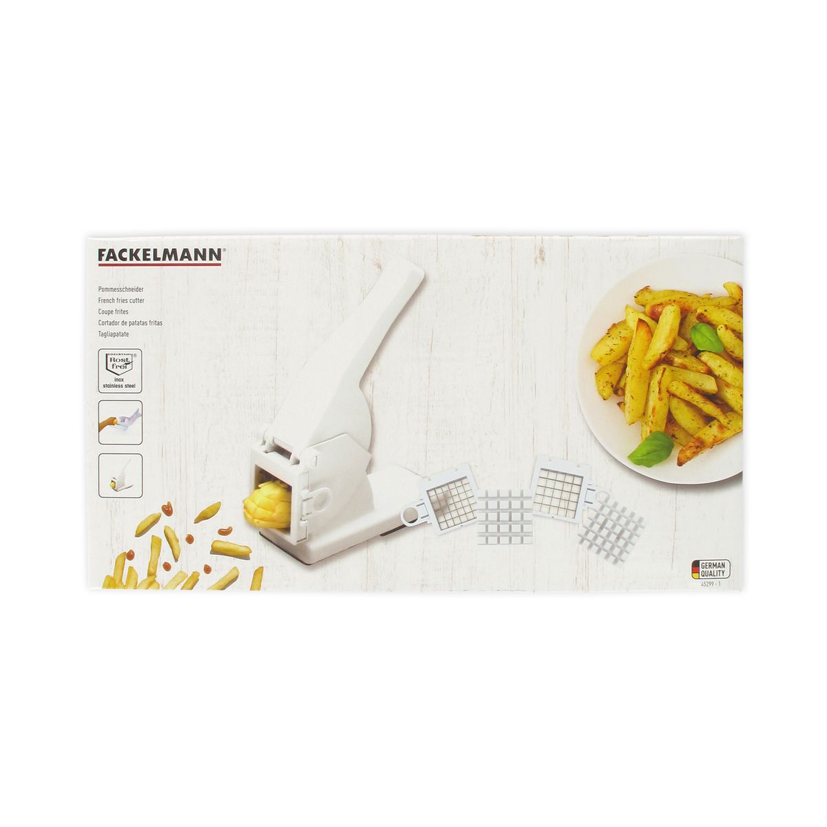 Coupe frite avec deux grilles de découpe Fackelmann Handmade Tradition