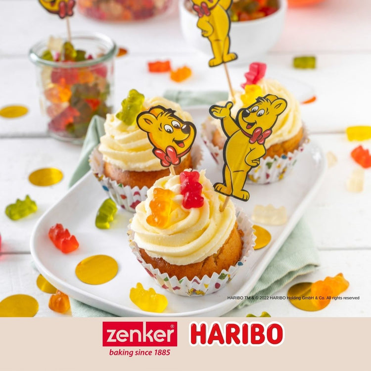 Lot de 50 moules à muffins en papier Zenker Haribo