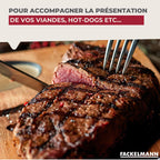 Lot de 6 pots à moutarde avec cuillère Fackelmann