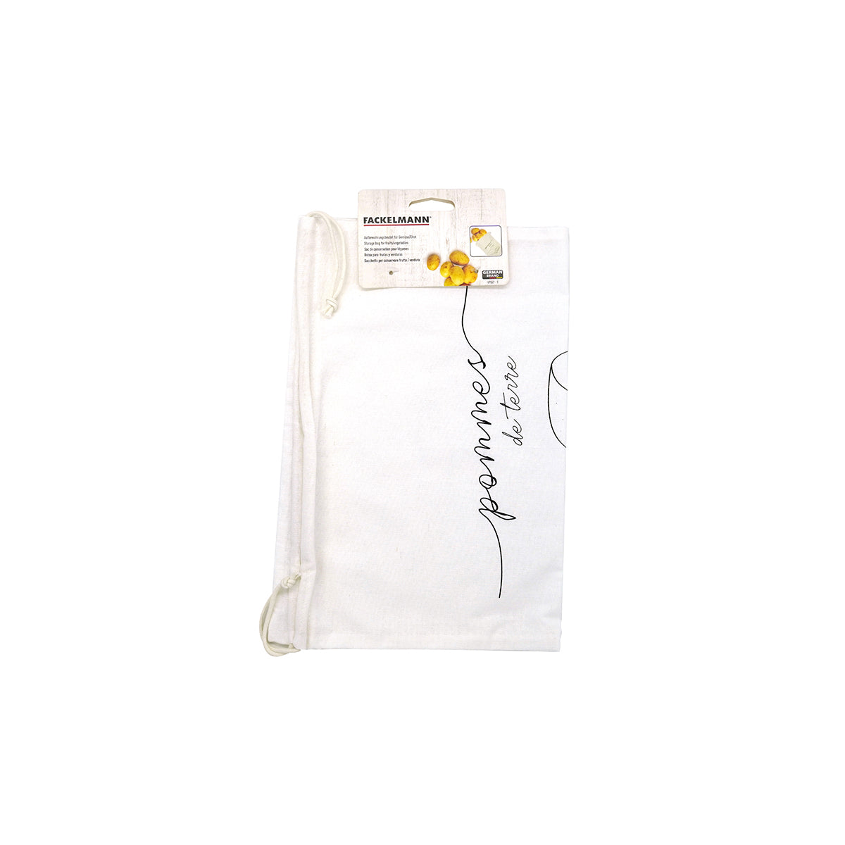 Sac de conservation pour pommes de terre en coton Fackelmann Eco Friendly