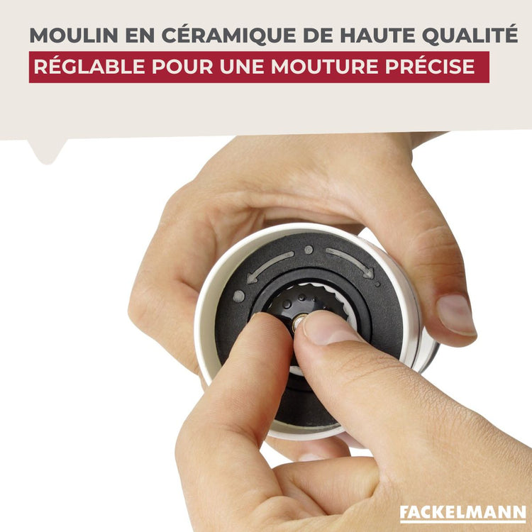 Moulin 2 en 1 à sel et à poivre Fackelmann