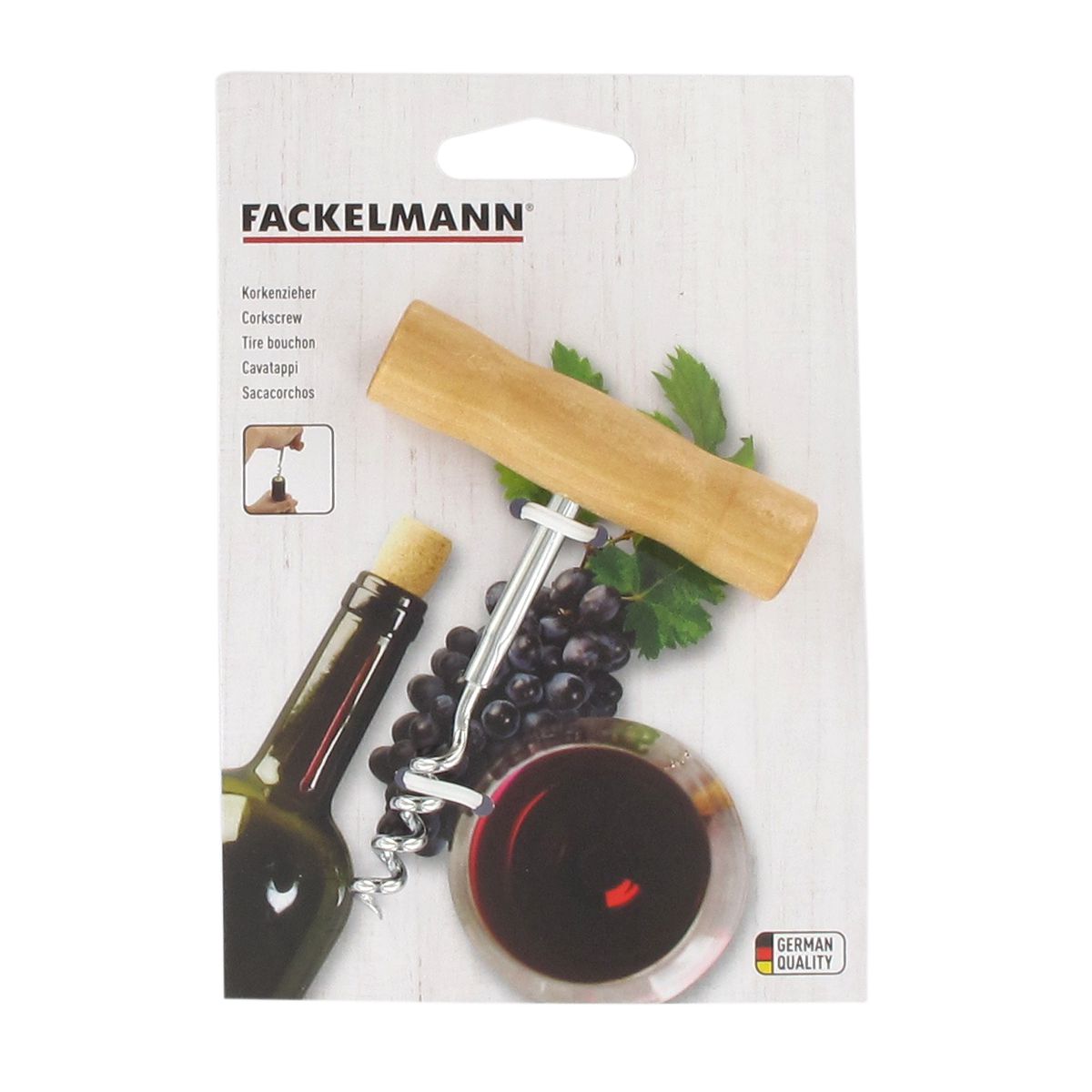 Tire-bouchon tonnelet en bois Fackelmann Bar Concept