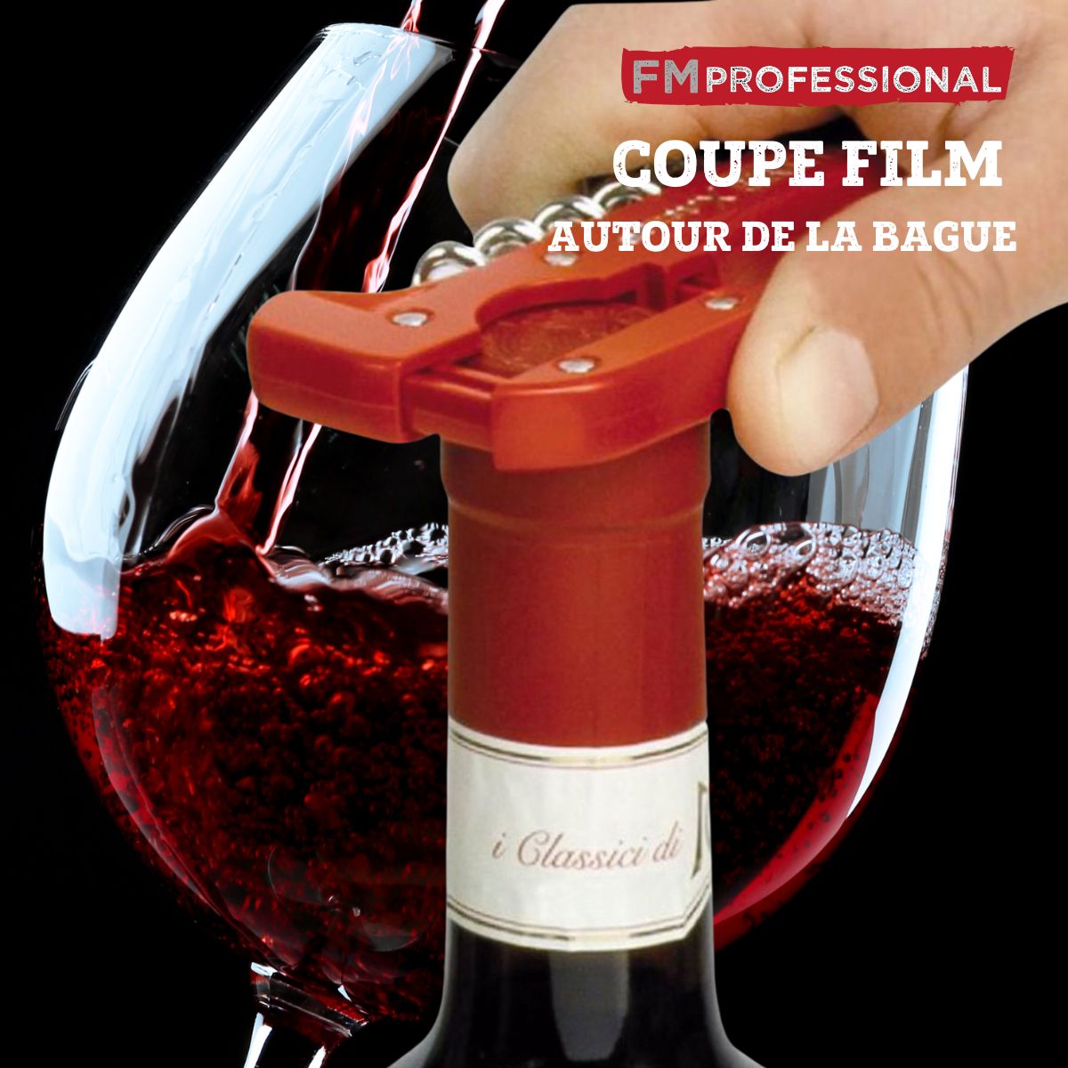 Tire-bouchon décapsuleur 13 cm Fackelmann Bar Concept