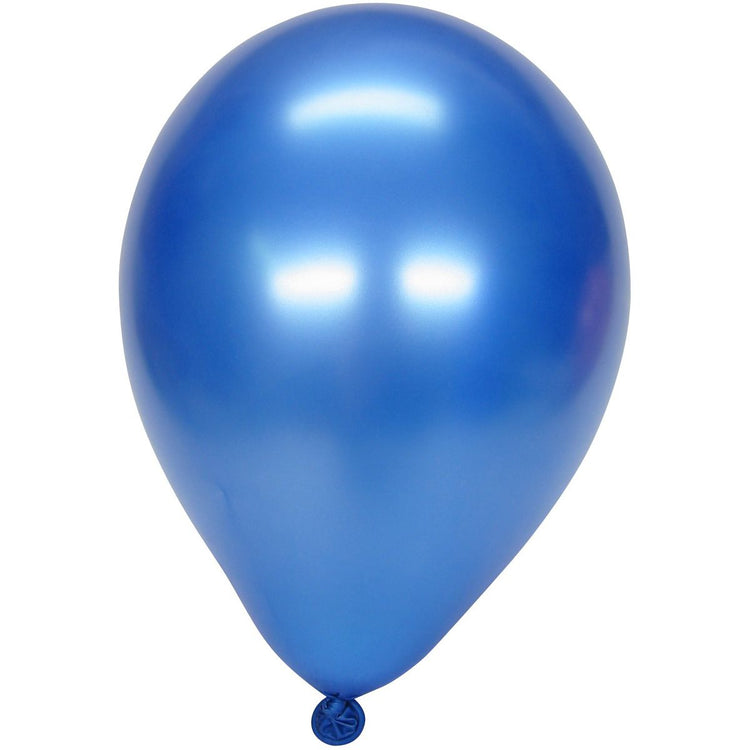 Lot de 15 ballons de baudruche effet métallisé Fackelmann