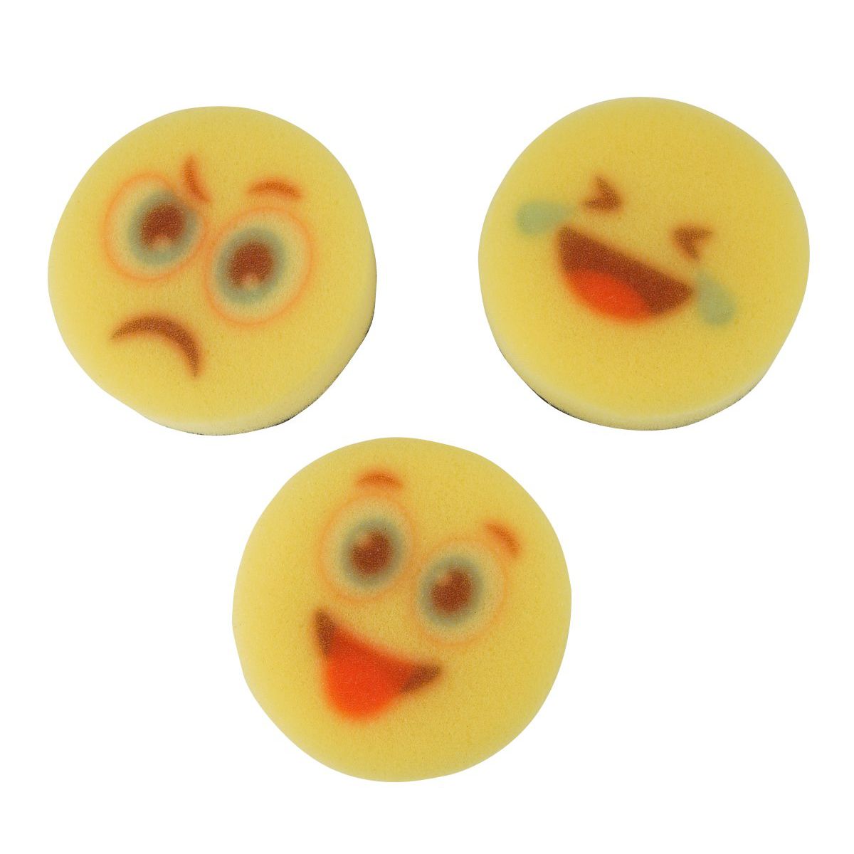Lot De 3 Éponges De Vaisselle Motifs Emoji Fackelmann Tecno à Prix Carrefour