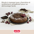 Moule à manqué à charnière 28 cm Zenker Black Metallic