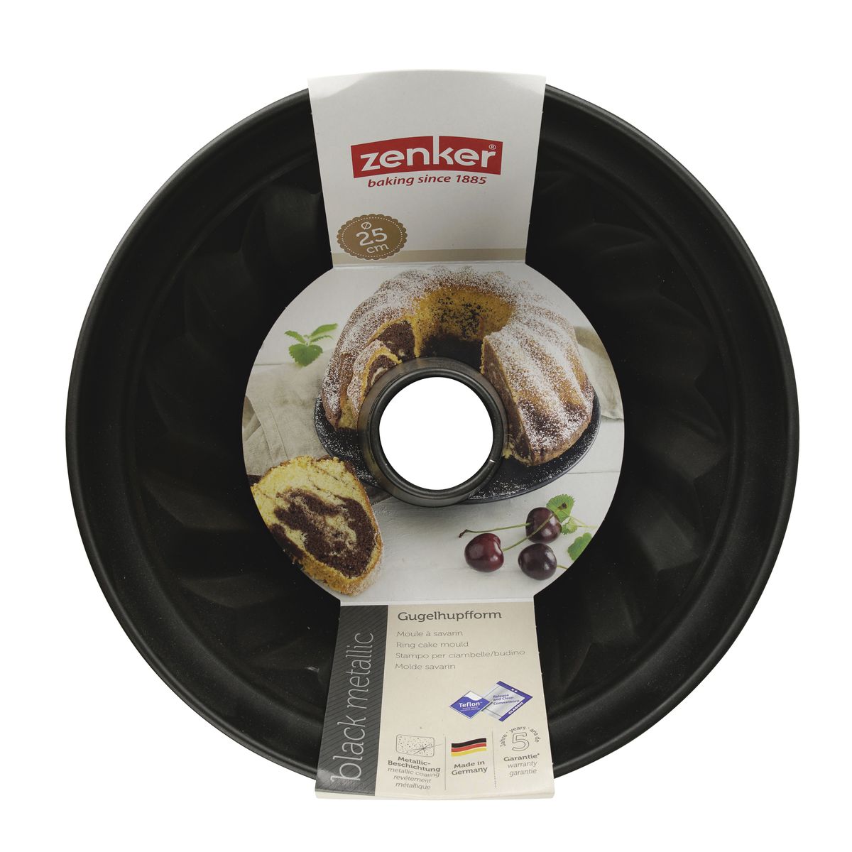 Moule à kouglof 25 cm Zenker Black Metallic