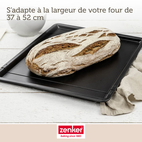 Zenker Lot De 2 Plaques à Pâtisserie Rectangulaires Anti-Adhésives - 42 X 29 Cm - Idéales Pour Gâteaux Et Plats