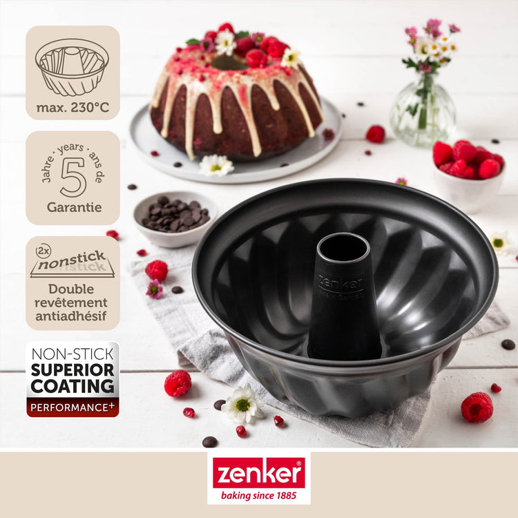 Moule à kouglof 25 cm Zenker PerfectBack+