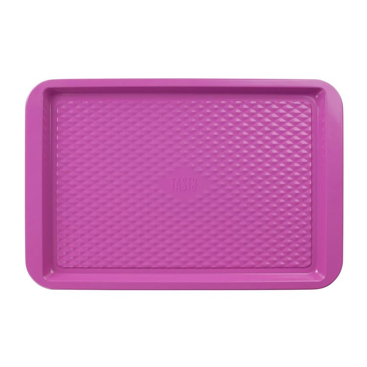 Plaque de four rectangulaire fuchsia Tasty Pâtisserie